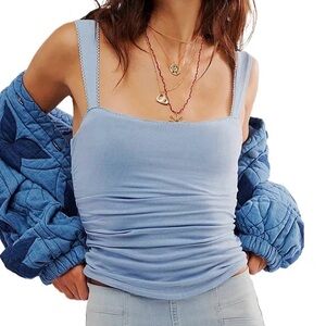 Free People Sky Blue Camisole